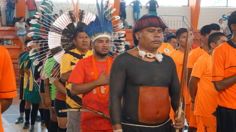 Leopoldo Veiga Jardim exalta cultura dos índios durante Jogos Indígenas